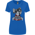 Muay Thai The Beast MMA Mixed Martial Arts Womens Wider Cut T-Shirt Royal Blue