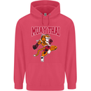 Muay Thai Tiger MMA Mixed Martial Arts Childrens Kids Hoodie Heliconia