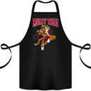 Muay Thai Tiger MMA Mixed Martial Arts Cotton Apron 100% Organic Black