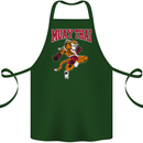 Muay Thai Tiger MMA Mixed Martial Arts Cotton Apron 100% Organic Forest Green