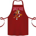 Muay Thai Tiger MMA Mixed Martial Arts Cotton Apron 100% Organic Maroon