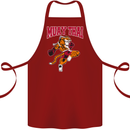 Muay Thai Tiger MMA Mixed Martial Arts Cotton Apron 100% Organic Maroon
