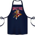 Muay Thai Tiger MMA Mixed Martial Arts Cotton Apron 100% Organic Navy Blue