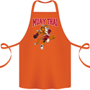 Muay Thai Tiger MMA Mixed Martial Arts Cotton Apron 100% Organic Orange