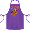 Muay Thai Tiger MMA Mixed Martial Arts Cotton Apron 100% Organic Purple