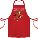 Muay Thai Tiger MMA Mixed Martial Arts Cotton Apron 100% Organic Red