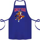 Muay Thai Tiger MMA Mixed Martial Arts Cotton Apron 100% Organic Royal Blue