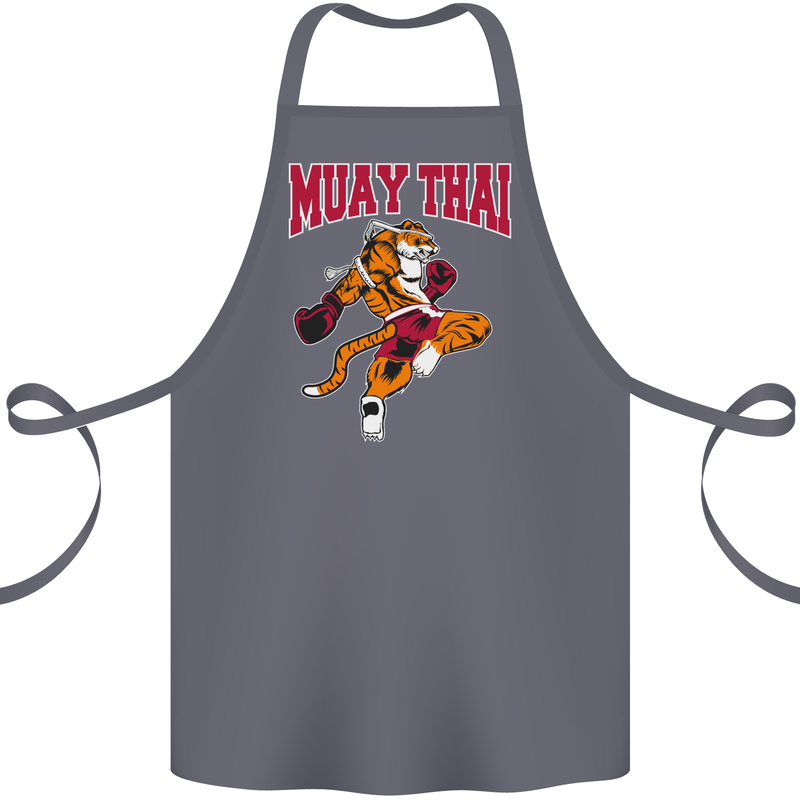 Muay Thai Tiger MMA Mixed Martial Arts Cotton Apron 100% Organic Steel