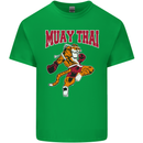 Muay Thai Tiger MMA Mixed Martial Arts Mens Cotton T-Shirt Tee Top Irish Green
