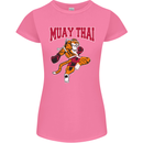 Muay Thai Tiger MMA Mixed Martial Arts Womens Petite Cut T-Shirt Azalea