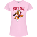 Muay Thai Tiger MMA Mixed Martial Arts Womens Petite Cut T-Shirt Light Pink