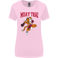 Muay Thai Tiger MMA Mixed Martial Arts Womens Wider Cut T-Shirt Light Pink