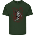 Muay Thai Tiger Warrior MMA Martial Arts Mens Cotton T-Shirt Tee Top Forest Green