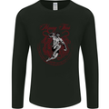 Muay Thai Tiger Warrior MMA Martial Arts Mens Long Sleeve T-Shirt Black