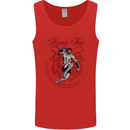 Muay Thai Tiger Warrior MMA Martial Arts Mens Vest Tank Top Red