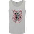 Muay Thai Tiger Warrior MMA Martial Arts Mens Vest Tank Top Sports Grey