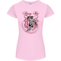 Muay Thai Tiger Warrior MMA Martial Arts Womens Petite Cut T-Shirt Light Pink