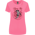 Muay Thai Tiger Warrior MMA Martial Arts Womens Wider Cut T-Shirt Azalea