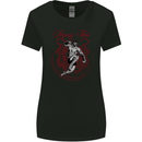 Muay Thai Tiger Warrior MMA Martial Arts Womens Wider Cut T-Shirt Black