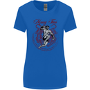 Muay Thai Tiger Warrior MMA Martial Arts Womens Wider Cut T-Shirt Royal Blue