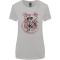 Muay Thai Tiger Warrior MMA Martial Arts Womens Wider Cut T-Shirt Sports Grey