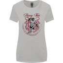 Muay Thai Tiger Warrior MMA Martial Arts Womens Wider Cut T-Shirt Sports Grey