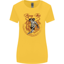 Muay Thai Tiger Warrior MMA Martial Arts Womens Wider Cut T-Shirt Yellow