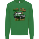 Mud Bath Is My Hobby 4X4 Off Roading Road Kids Sweatshirt Jumper Irish Green