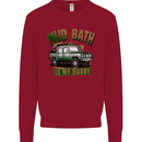 Mud Bath Is My Hobby 4X4 Off Roading Road Kids Sweatshirt Jumper Red