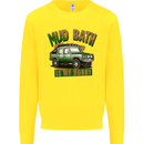 Mud Bath Is My Hobby 4X4 Off Roading Road Kids Sweatshirt Jumper Yellow