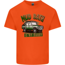 Mud Bath Is My Hobby 4X4 Off Roading Road Kids T-Shirt Childrens Orange