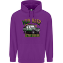 Mud Bath Is My Hobby 4X4 Off Roading Road Mens 80% Cotton Hoodie Purple