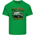 Mud Bath Is My Hobby 4X4 Off Roading Road Mens Cotton T-Shirt Tee Top Irish Green