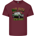 Mud Bath Is My Hobby 4X4 Off Roading Road Mens Cotton T-Shirt Tee Top Maroon