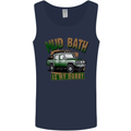 Mud Bath Is My Hobby 4X4 Off Roading Road Mens Vest Tank Top Navy Blue