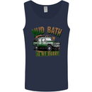 Mud Bath Is My Hobby 4X4 Off Roading Road Mens Vest Tank Top Navy Blue