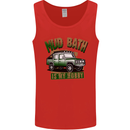 Mud Bath Is My Hobby 4X4 Off Roading Road Mens Vest Tank Top Red