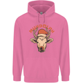 Muhdolf Funny Rudolf Christmas Cow Childrens Kids Hoodie Azalea