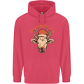 Muhdolf Funny Rudolf Christmas Cow Childrens Kids Hoodie Heliconia