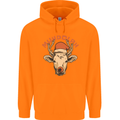 Muhdolf Funny Rudolf Christmas Cow Childrens Kids Hoodie Orange