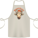 Muhdolf Funny Rudolf Christmas Cow Cotton Apron 100% Organic Natural