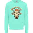 Muhdolf Funny Rudolf Christmas Cow Mens Sweatshirt Jumper Peppermint