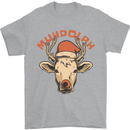 Muhdolf Funny Rudolf Christmas Cow Mens T-Shirt 100% Cotton Sports Grey