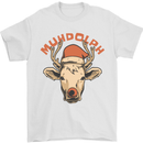 Muhdolf Funny Rudolf Christmas Cow Mens T-Shirt 100% Cotton White