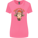 Muhdolf Funny Rudolf Christmas Cow Womens Wider Cut T-Shirt Azalea