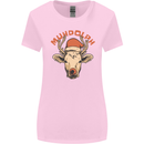 Muhdolf Funny Rudolf Christmas Cow Womens Wider Cut T-Shirt Light Pink