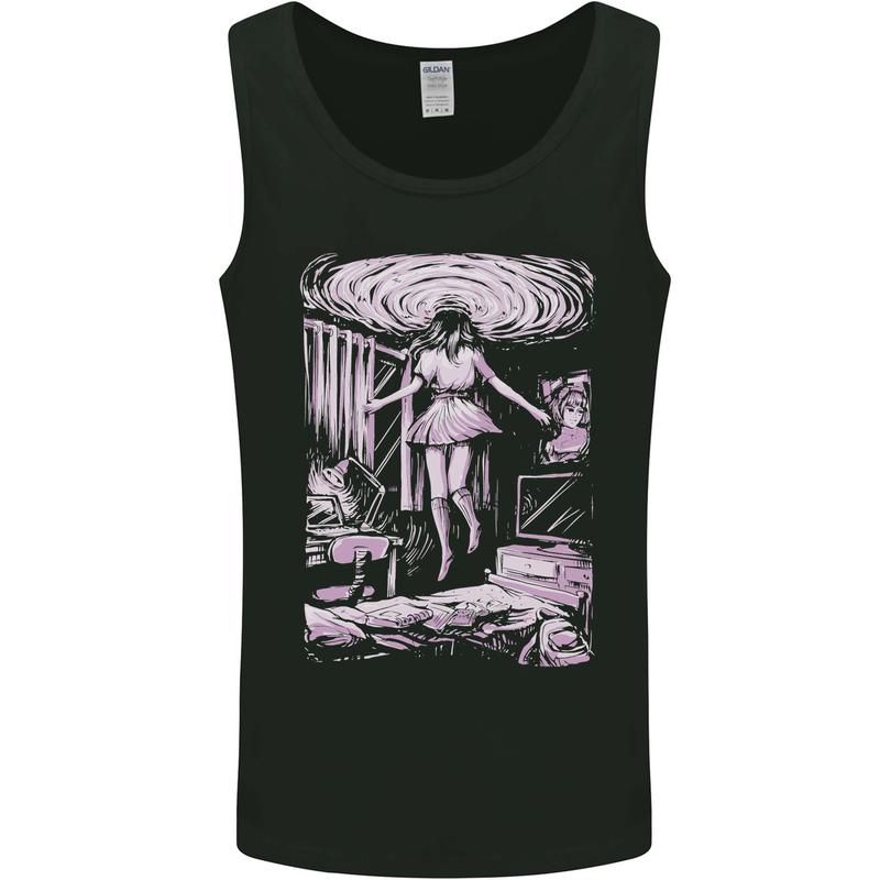 Multiverse 3rd Dimension SCI-FI Universe Mens Vest Tank Top Black