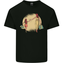 Mum and Daughter Shopping Kids T-Shirt Childrens Black