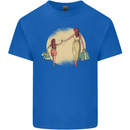 Mum and Daughter Shopping Kids T-Shirt Childrens Royal Blue