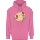 Mum and Daughter Shopping Mens 80% Cotton Hoodie Azelea